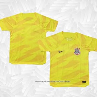 Camisola Corinthians Goleiro 2023 Amarelo Tailandia