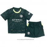 Camisola 4º Manchester City 2025-2026 Crianca