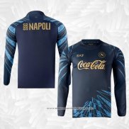 Camisola Naples Special 2025-2026 Manga Comprida Azul Oscuro