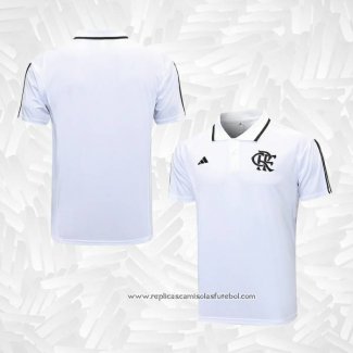 Camisola Polo del Flamengo 2023-2024 Branco