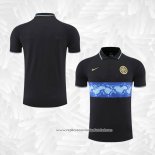 Camisola Polo del Inter de Milao 2022-2023 Preto y Azul