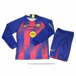 Camisola 1º Barcelona 2025-2026 Crianca Manga Comprida