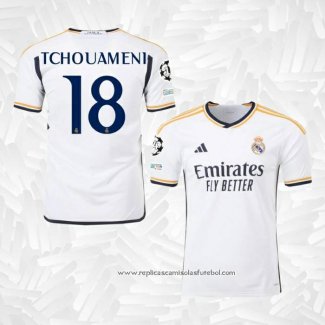 Camisola 1º Real Madrid Jogador Tchouameni 2023-2024