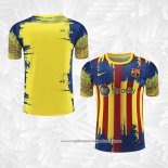 Camisola de Treinamento Barcelona 2023-2024 Amarelo y Azul