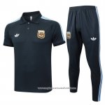 Conjunto Polo del Argentina 2025-2026 Cinza