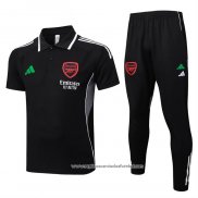 Conjunto Polo del Arsenal 2025-2026 Preto