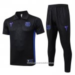 Conjunto Polo del Barcelona 2025-2026 Preto