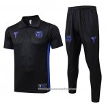 Conjunto Polo del Barcelona 2025-2026 Preto