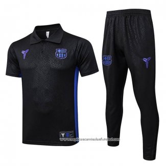 Conjunto Polo del Barcelona 2025-2026 Preto