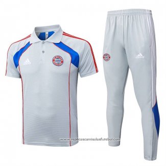 Conjunto Polo del Bayern de Munique 2025-2026 Cinza