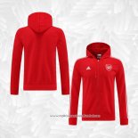 Jaqueta Hoodie Arsenal 2022-2023 Vermelho