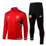 Jaqueta de Treinamento Manchester United 2022-2023 Vermelho