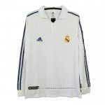 Retro Camisola 1º Real Madrid 2001-2002 Manga Comprida