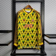 Retro Camisola 2º Arsenal 1991-1993 Manga Comprida