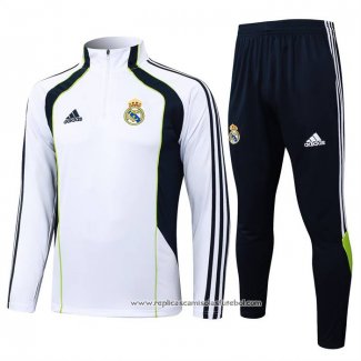 Sueter de Treinamento Real Madrid 2025-2026 Crianca Branco