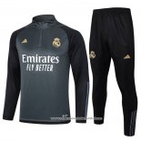 Sueter de Treinamento Real Madrid 2023-2024 Cinza