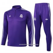 Sueter de Treinamento Real Madrid 2025-2026 Purpura