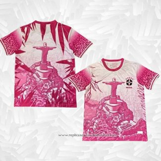 Camisola Brasil Jesus 2025-2026 Rosa Tailandia