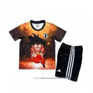 Camisola Japao Dragon Ball 2025 Crianca Preto Laranja