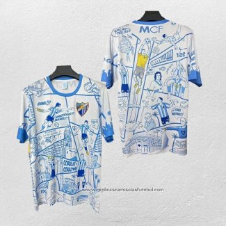 Camisola Malaga Special 2025-2026 Azul Tailandia Branco