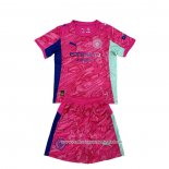 Camisola Manchester City Goleiro 2025-2026 Crianca Rosa
