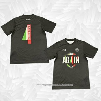 Camisola Naples Champion 2025-2026 Preto Tailandia