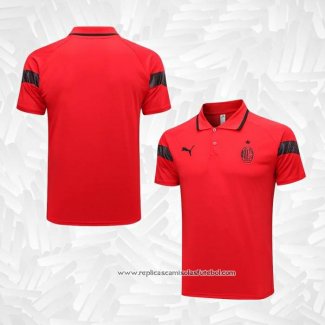 Camisola Polo del AC Milao 2023-2024 Vermelho