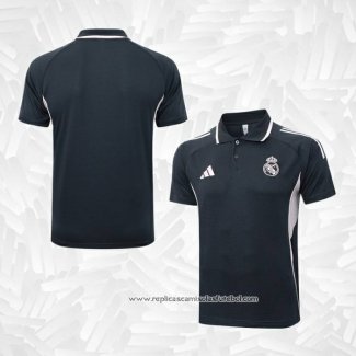Camisola Polo del Real Madrid 2025-2026 Cinza Rosa