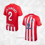 Camisola 1º Atletico Madrid Jogador J.M.Gimenez 2023-2024