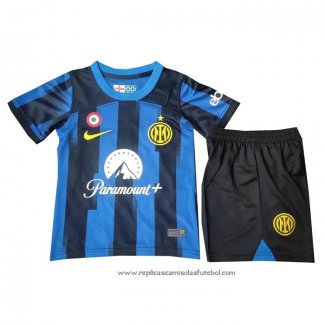 Camisola 1º Inter de Milao 2023-2024 Crianca