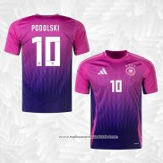 Camisola 2º Alemanha Jogador Podolski 2024