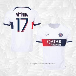 Camisola 2º Paris Saint-Germain Jogador Vitinha 2023-2024