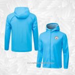 Corta-vento do Olympique Marsella 2025-2026 Azul