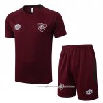 Fato de Treino Fluminense 2025-2026 Manga Curta Vermelho - Calcas Curta