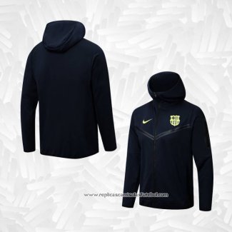 Jaqueta Hoodie Barcelona 2022-2023 Azul