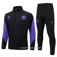 Jaqueta de Treinamento Barcelona 2025-2026 Preto Purpura