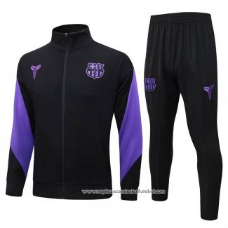 Jaqueta de Treinamento Barcelona 2025-2026 Preto Purpura