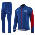 Jaqueta de Treinamento Paris Saint-Germain 2025-2026 Crianca Azul Vermelho
