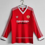 Retro Camisola 1º Manchester United 1983 Manga Comprida
