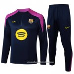 Sueter de Treinamento Barcelona 2025-2026 Crianca Preto Purpura