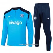 Sueter de Treinamento Chelsea 2024-2025 Azul