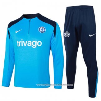 Sueter de Treinamento Chelsea 2024-2025 Azul