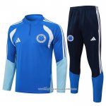 Sueter de Treinamento Cruzeiro 2026-2027 Crianca Azul