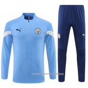 Sueter de Treinamento Manchester City 2022-2023 Azul