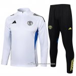 Sueter de Treinamento Manchester United 2025-2026 Branco