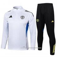 Sueter de Treinamento Manchester United 2025-2026 Branco