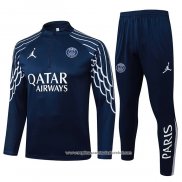 Sueter de Treinamento Paris Saint-Germain 2025-2026 Crianca Azul