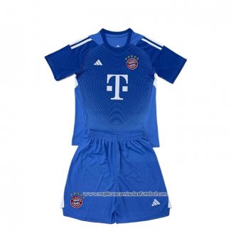 Camisola Bayern de Munique Goleiro 2025-2026 Crianca Azul
