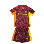 Camisola Olympique Marsella Goleiro 2025-2026 Crianca Vermelho