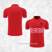 Camisola Polo del Atletico Madrid 2022-2023 Vermelho